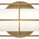 Saylor LED 17 inch Heritage Brass Bath Light Wall Light, Vertical