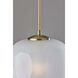 Magnolia 9 inch Antique Brass Pendant Ceiling Light