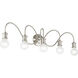 Lansdale 5 Light 34 inch Brushed Nickel Vanity Sconce Wall Light, Large