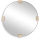 Russo 36.38 X 36.38 inch Golden Bronze Mirror