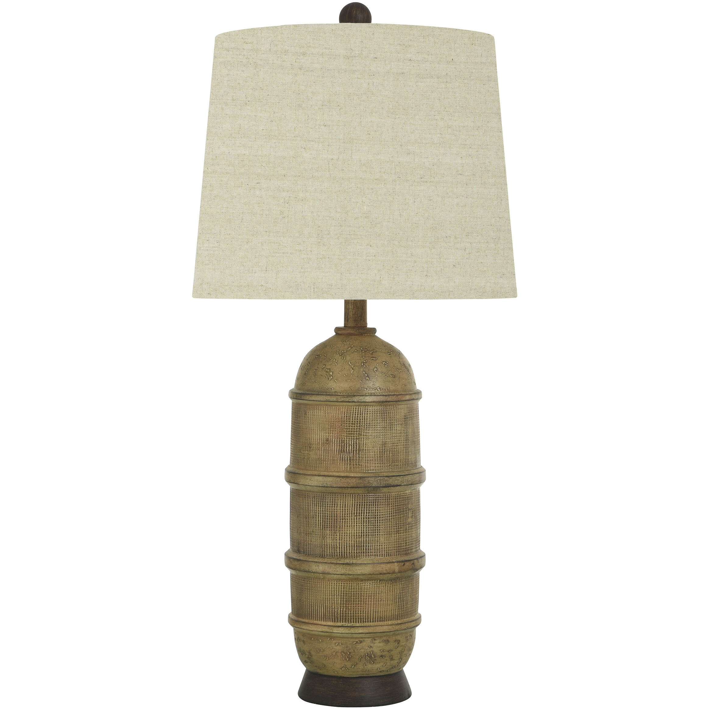 Grace 29.5 inch 100.00 watt Gold Beige and Bronze Table Lamp Portable Light