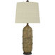 Grace 29.5 inch 100.00 watt Gold Beige and Bronze Table Lamp Portable Light