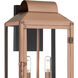 Beryn 2 Light 15.5 inch Aged Copper Outdoor Wall Lantern