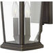 Bromley LED 16 inch Oil Rubbed Bronze Outdoor Wall Mount Lantern, Small
