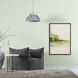 Evanesce Green and Beige and Blue Framed Art