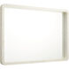 Triton 54 X 38 inch White Mirror