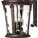 Estate Series Windsor Outdoor Wall Mount Lantern in River Rock, Medium