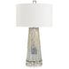Leah Brushed Stainless Table Lamp Portable Light