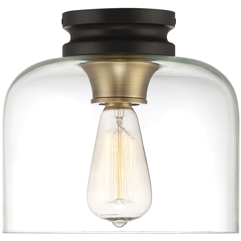 Ezra 1 Light 9.00 inch Flush Mount