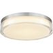 Sunspot LED 12 inch Brushed Stainless Steel Outdoor Flush Mount