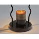 Twirl 13.5 inch 50 watt Black Candle Warmer Desk Lamp Portable Light, Simplee Adesso
