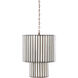 Fulbright 1 Light 14.5 inch Brushed Brass / Mercury Glass Pendant Ceiling Light