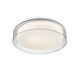 Aston LED 14 inch Clear Flush Mount Ceiling Light