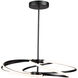 Equinox LED 20.9 inch Black Pendant Ceiling Light