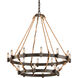 Pike Place 18 Light 32 inch Heritage Bronze Chandelier Ceiling Light