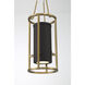 Levitation LED 6.5 inch Soft Brass And Sand Coal Mini Pendant Ceiling Light