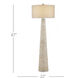 Birdsong 67 inch 150 watt Whitewash Floor Lamp Portable Light