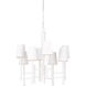 Wildwood 8 Light 24 inch White Chandelier Ceiling Light