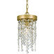 Winham 1 Light 7 inch Antique Gold Mini Pendant Ceiling Light