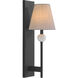 Travis 1 Light 7.5 inch Matte Black Wall Sconce Wall Light