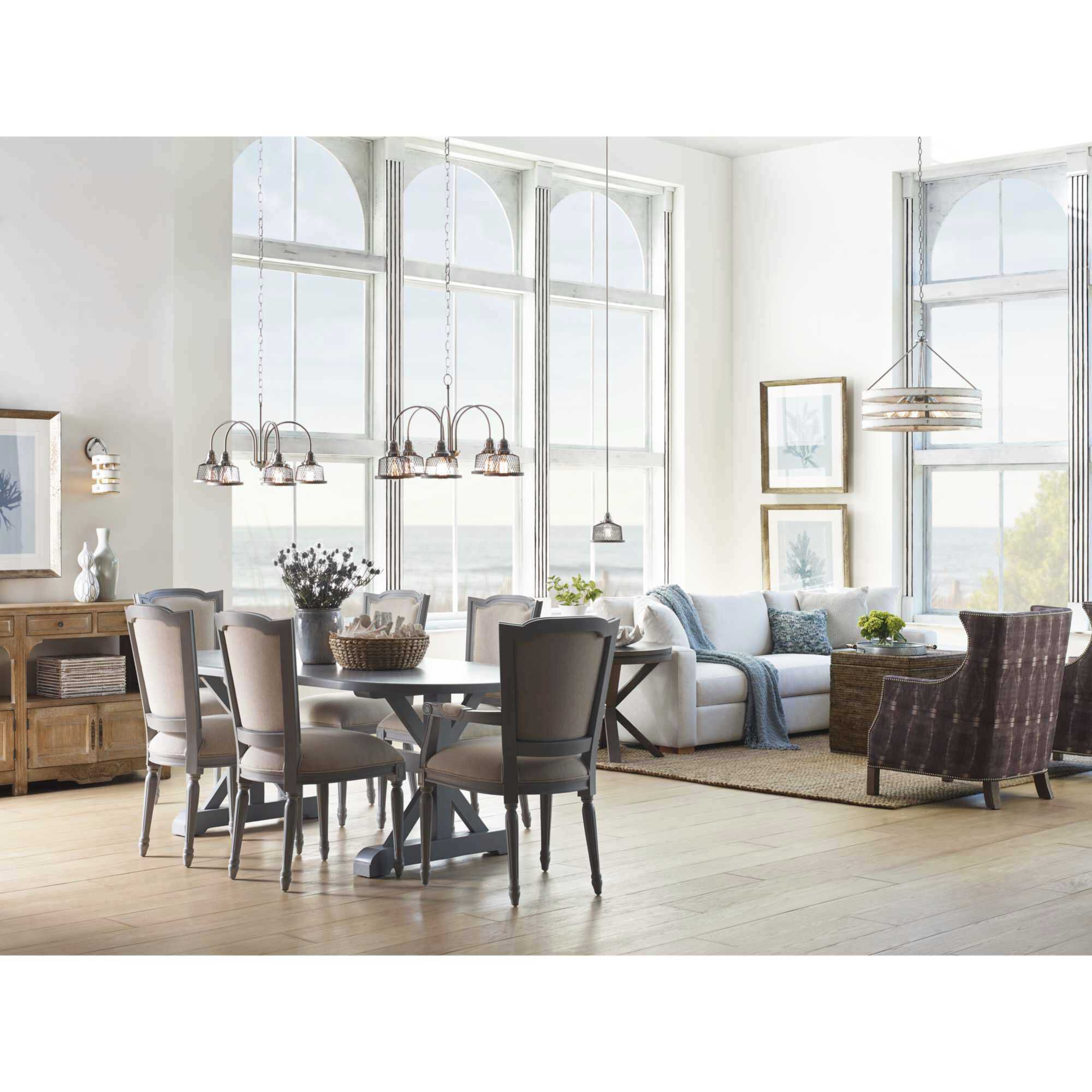 Gulliver 5 Light Graphite Pendant Ceiling Light