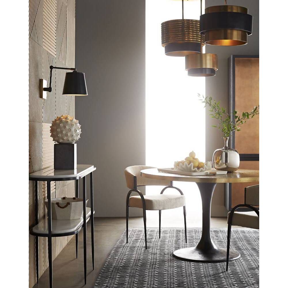 Nolan 1 Light 21.5 inch Antique Brass Pendant Ceiling Light