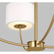 kate spade new york Sawyer 4 Light 31.75 inch Burnished Brass Chandelier Ceiling Light