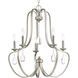 Kenley 5 Light 24.63 inch Silver Ridge Chandelier Ceiling Light