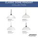 Classic Dome 1 Light 15 inch Polished Chrome Pendant Ceiling Light