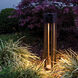 Chamber 120 12.5 watt Bronze Bollard Light in 2700K Warm LED, WAC Landscape