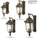 Havenwood 4 Light 27 inch Tavira Bronze And Alder Silver Outdoor Wall Mount, Great Outdoors 