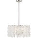 Taffinoe 5 Light 25 inch Polished Nickel Pendant Ceiling Light