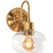 Laney 1 Light 6.6 inch Vintage Gold Sconce Wall Light