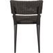 Calbas Java Black and Mocha Outdoor Dining Chair