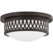 Westfield 2 Light 11 inch Olde Bronze Flush Mount Ceiling Light