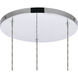 Hana 3 Light 16 inch Chrome Pendant Ceiling Light