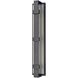 Crossroads 2 Light 24 inch Charcoal Black Outdoor Sconce
