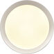 Nancy LED 11.75 inch Matte White Semi Flush Mount Ceiling Light