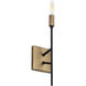 Bodie 1 Light 5 inch Havana Gold and Carbon Sconce Wall Light