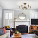 Lillianne 6 Light 28.5 inch Heirloom Gold Semi-Flush Mount Ceiling Light