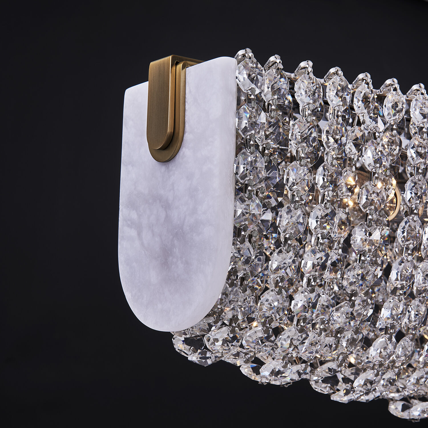 Durant Island Light Ceiling Light in Winter Brass