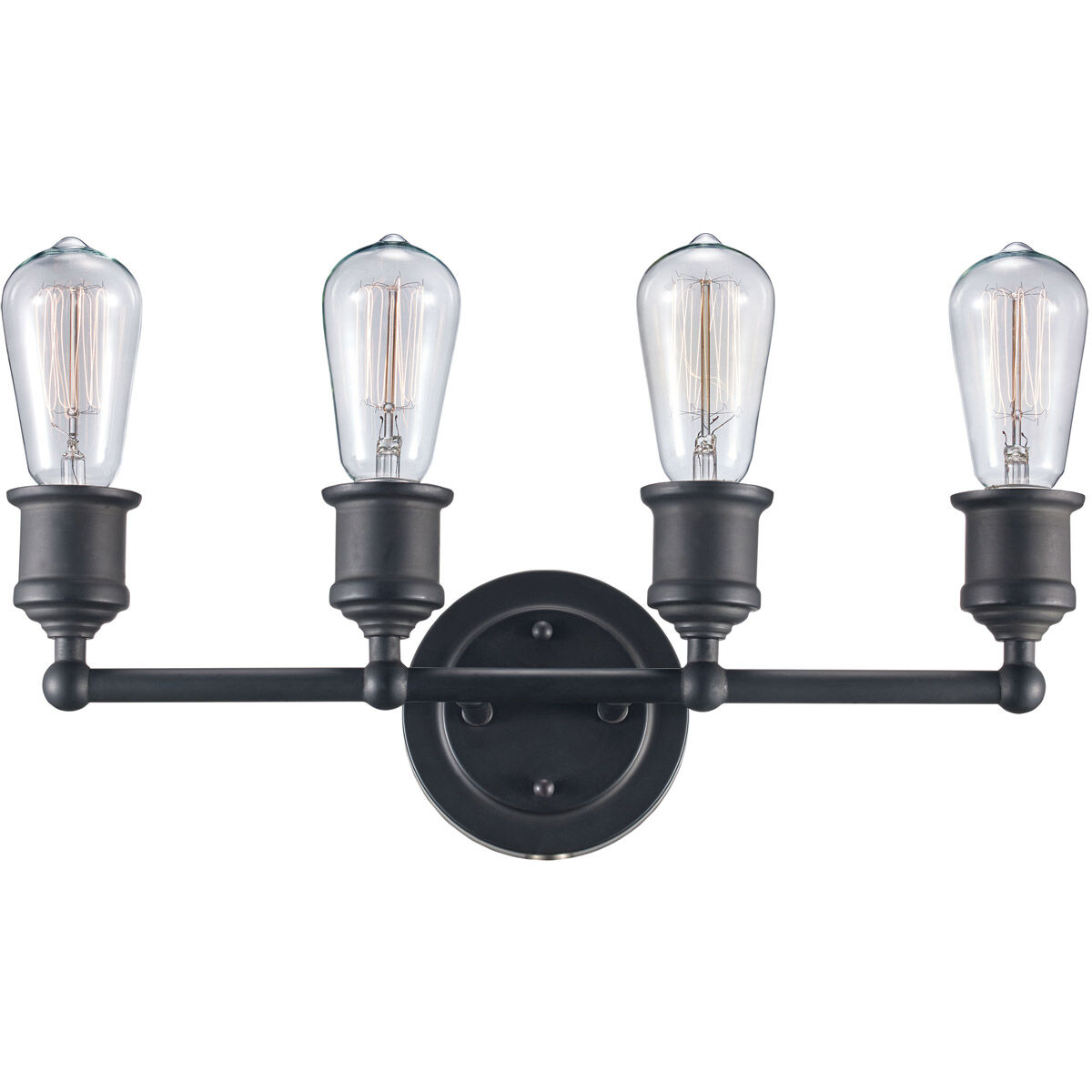 Underwood 4 Light 17 inch Rubbed Oil Bronze Vanity Bar Wall Light