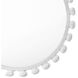 Sanya 32 X 32 inch White Mirror