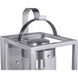 Neo 1 Light 17 inch Satin Aluminum Outdoor Wall Lantern