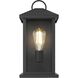 Neil 1 Light 15 inch Black Outdoor Wall Sconce