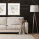 Delicate Beauty Gray and Beige and Green and Neutral Framed Art