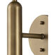 Barbican 1 Light 6.5 inch Antique Brass Bath Sconce Wall Light