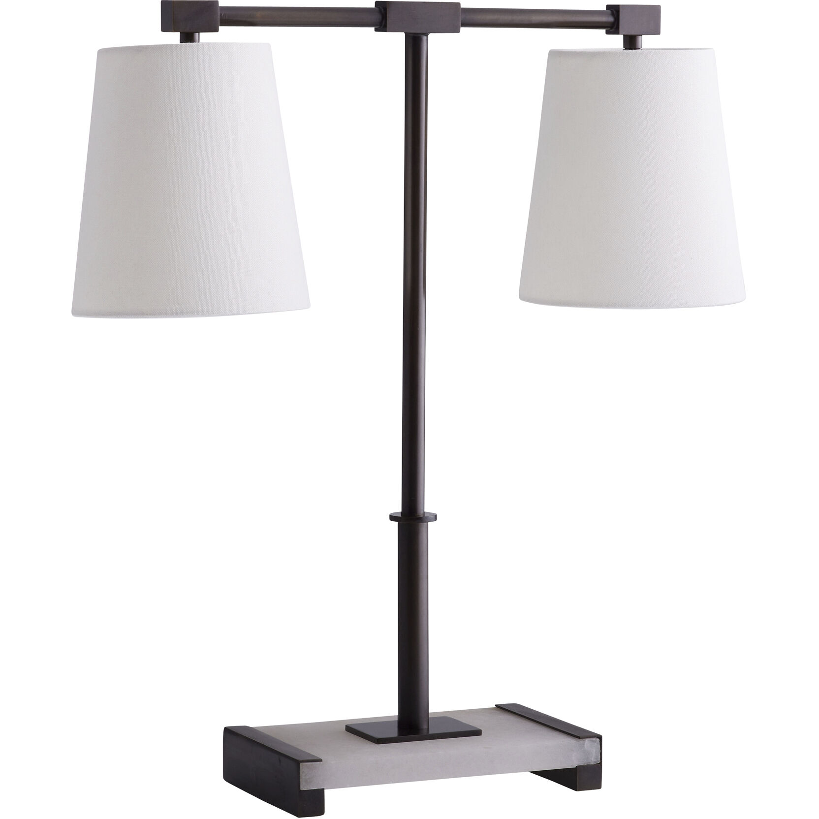 Messina 24 inch 60 watt Bronze Lamp Portable Light