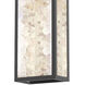 Great Outdoors Salt Creek LED 32 inch Coal Outdoor Wall Sconce