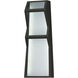 Totem LED 16 inch Black Outdoor Wall Mount